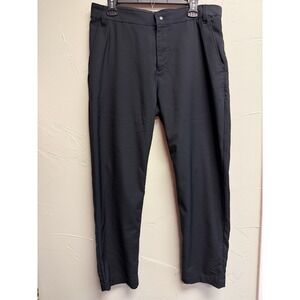 Nike Men's Golf Pants Black Dri-FIT Stretch Flat Front Performance